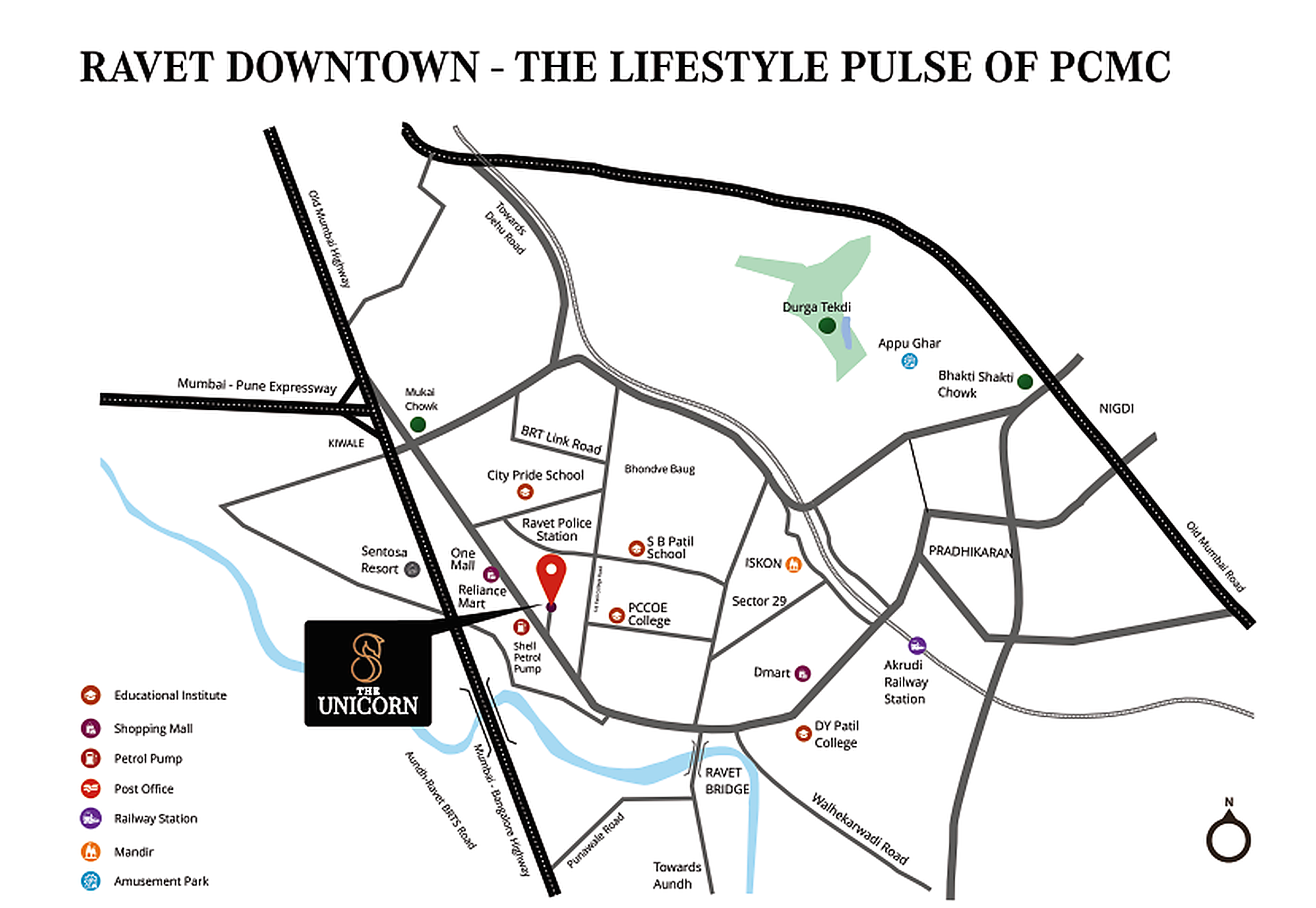 The Unicorn Location Map